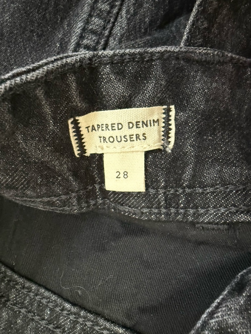 Madewell Black Washed Denim Jeans - Picture 4 of 4